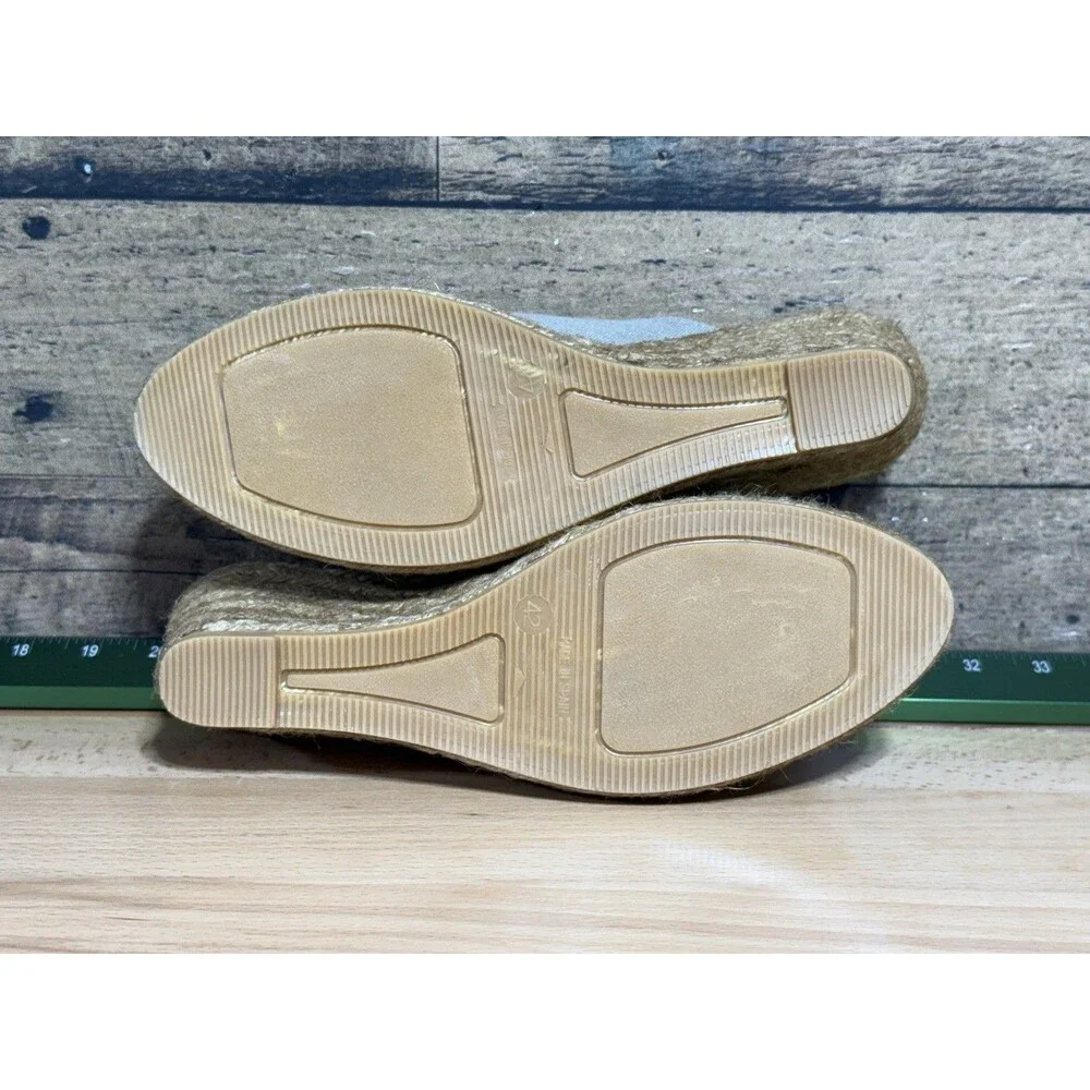 🔥NEW - Eric Michael Espadrille Wedge Heel Sandal EU 42 Spain Made (US 11-11.5)